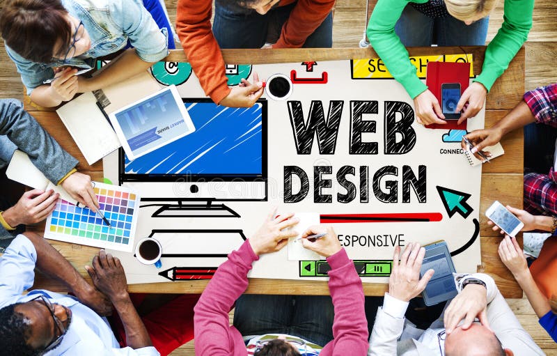 Conceito da relação das ideias do estilo do desenvolvimento do design web