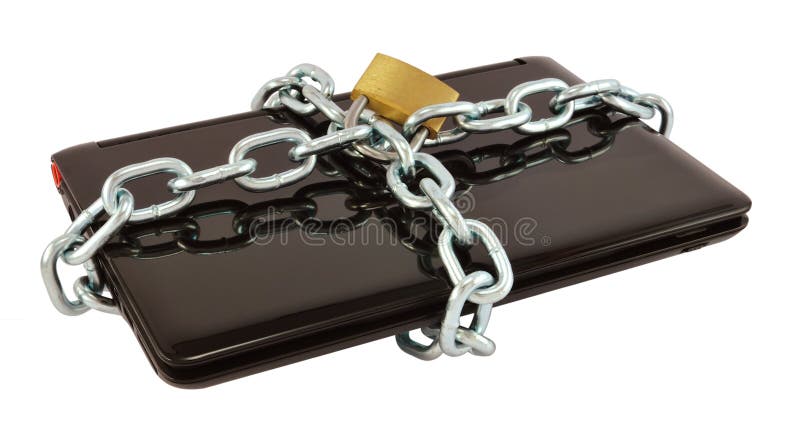 Conceito de segurança informática fotos de stock royalty free