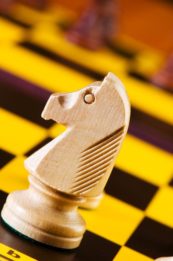 Conceito da xadrez com partes foto de stock royalty free
