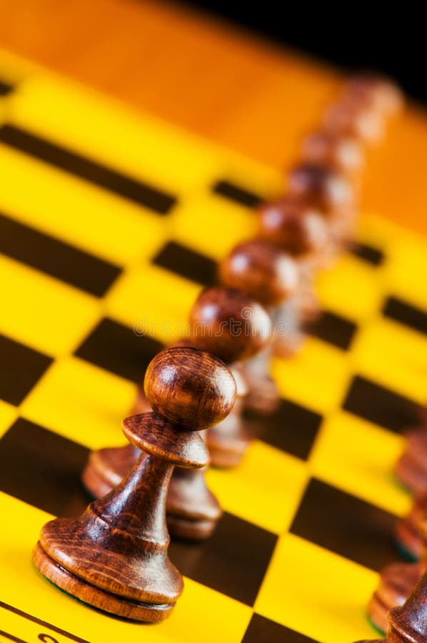 Conceito da xadrez com partes foto de stock royalty free