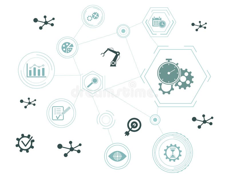 Conceito de eficiência ilustração do vetor