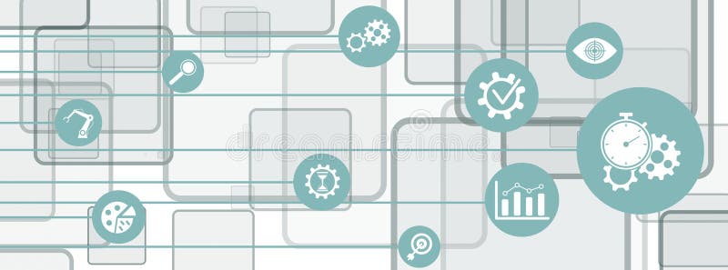 Conceito de eficiência ilustração stock