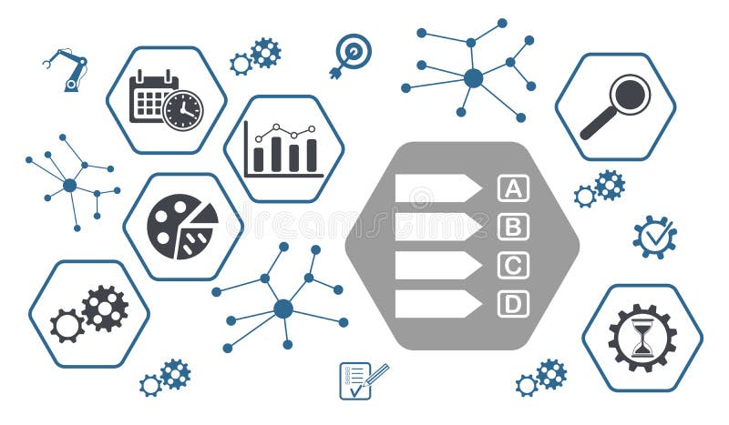 Conceito de eficiência ilustração do vetor