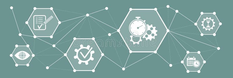 Conceito de eficiência ilustração stock