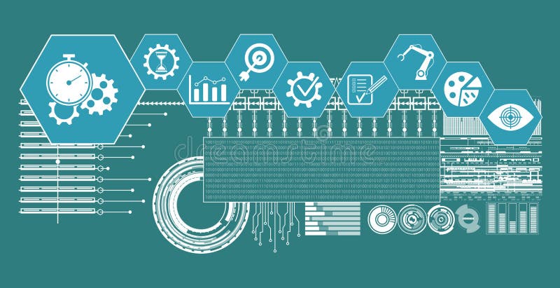 Conceito de eficiência ilustração do vetor