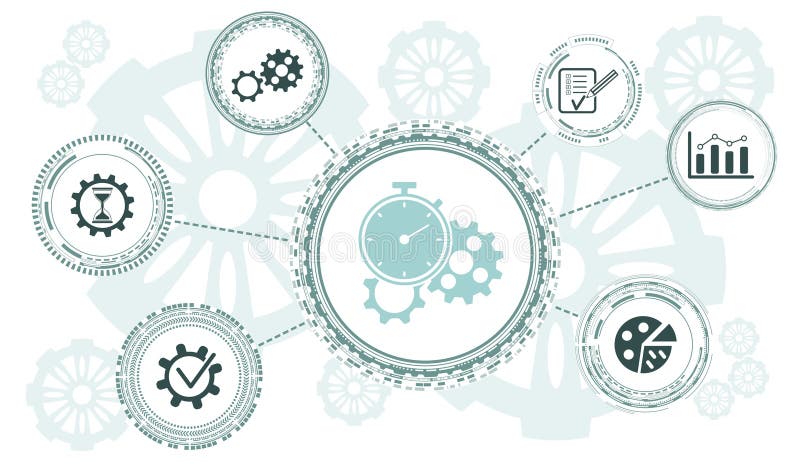 Conceito de eficiência ilustração do vetor