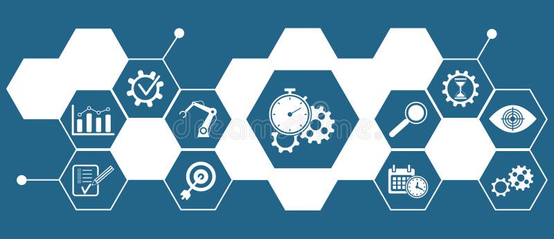 Conceito de eficiência ilustração royalty free