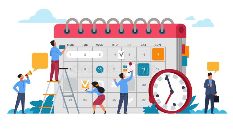 Conceito de planeamento das pessoas Empreendedorismo e planeamento do calendário Organização de eventos e reuniões de negócios de Conceito de planeamento das pessoas Empreendedorismo e planeamento do calendário Organização de eventos e reuniões de negócios de