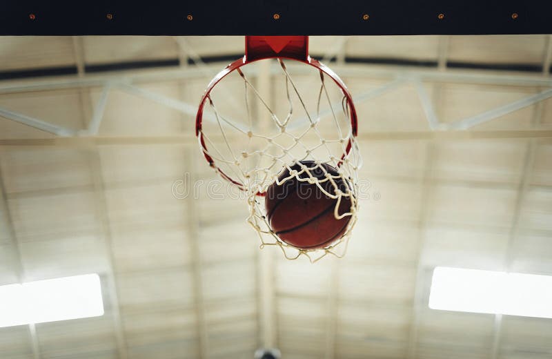 Conceito de vencimento da competição do ponto do basquetebol fotos de stock Conceito de vencimento da competição do ponto do basquetebol fotos de stock