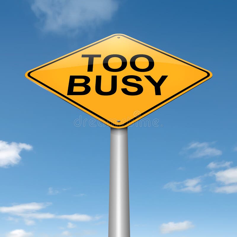 Illustration depicting a roadsign with a too busy concept. Sky background. Illustration depicting a roadsign with a too busy concept. Sky background.