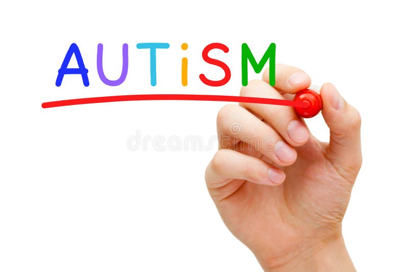 Conceito do autismo imagem de stock Conceito do autismo imagem de stock