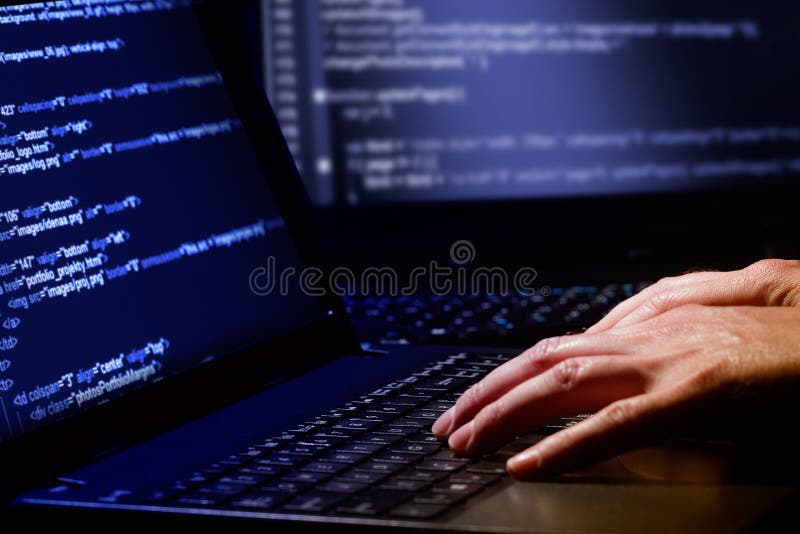 Conceito do crime de computador foto de stock royalty free Conceito do crime de computador foto de stock royalty free