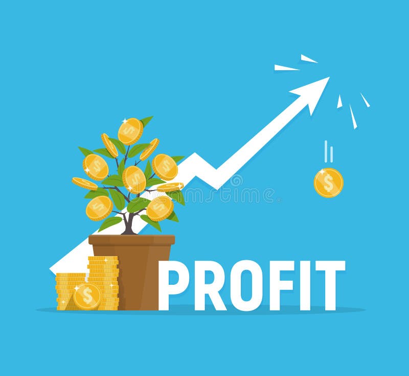 Conceito do lucro Conceptual financeiro Image Investimentos e aumento do rendimento ilustração royalty free Conceito do lucro Conceptual financeiro Image Investimentos e aumento do rendimento ilustração royalty free