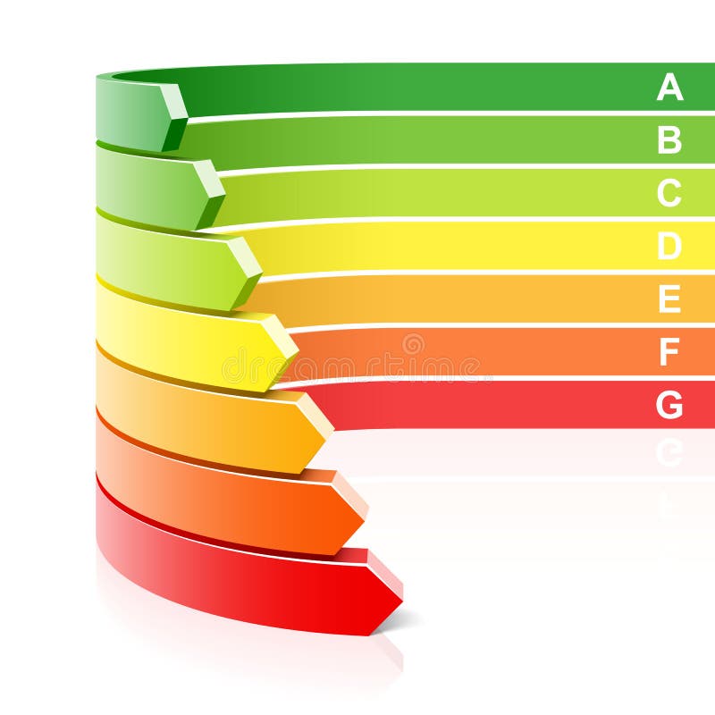 Conceito do uso eficaz da energia ilustração do vetor Conceito do uso eficaz da energia ilustração do vetor