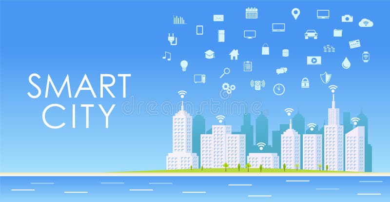 Smart city concept. Urban landscape. Internet of things. Smart city concept. Urban landscape. Internet of things.