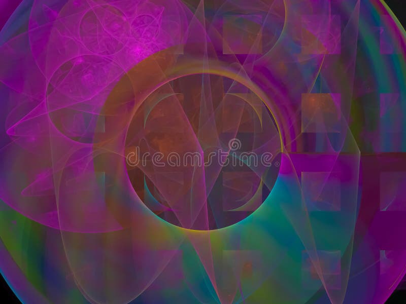Conceito exuberante artístico da imagem do caos do efeito da ilusão do fundo do Fractal ilustração do vetor Conceito exuberante artístico da imagem do caos do efeito da ilusão do fundo do Fractal ilustração do vetor