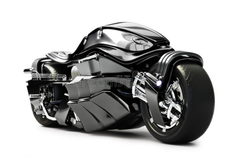 Conceito feito sob encomenda futurista da motocicleta ilustração do vetor Conceito feito sob encomenda futurista da motocicleta ilustração do vetor