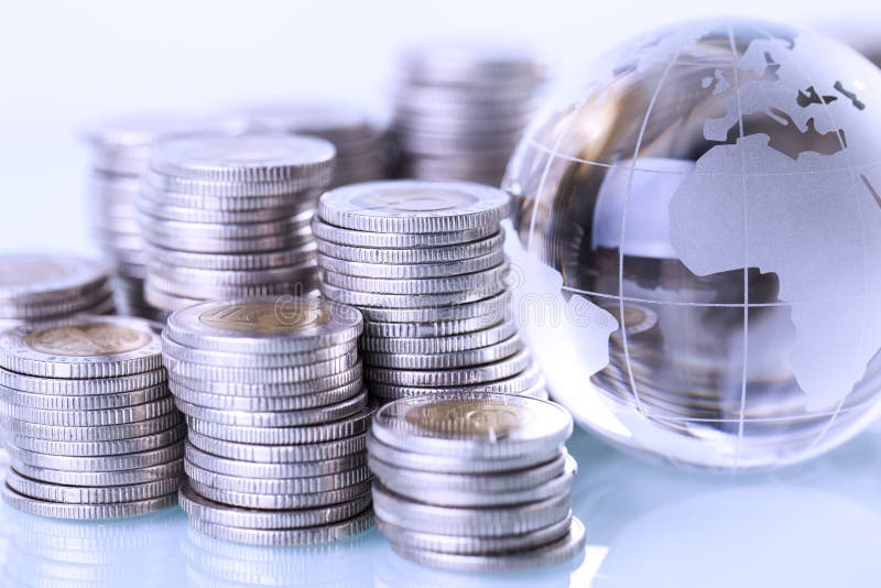 Conceito financeiro, poupança para a casa foto de stock royalty free