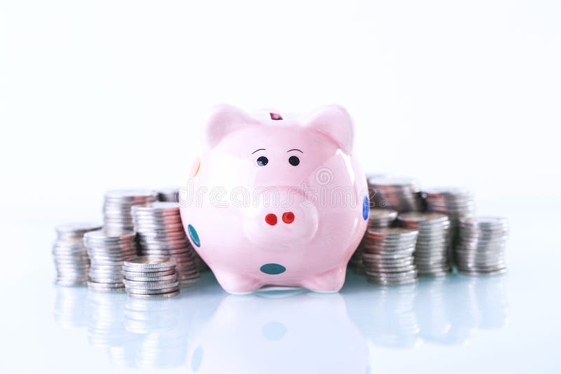 Conceito financeiro, economia home imagem de stock royalty free