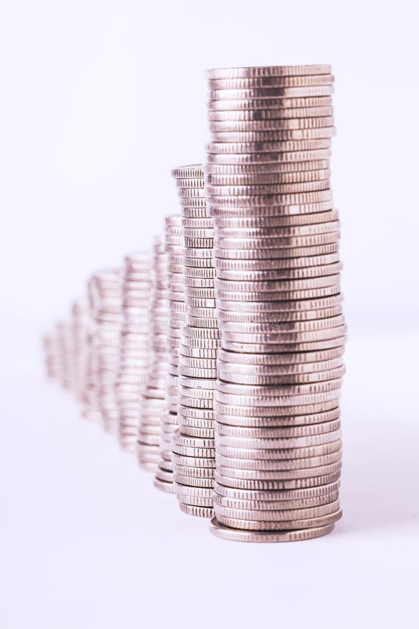 Conceito financeiro, poupança para a casa foto de stock