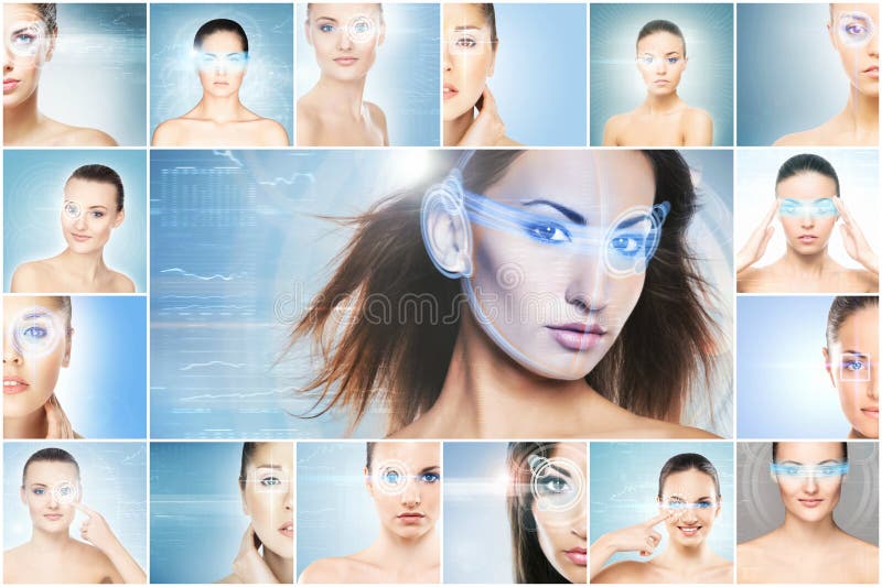 Conceito futurista imagem de stock Conceito futurista imagem de stock