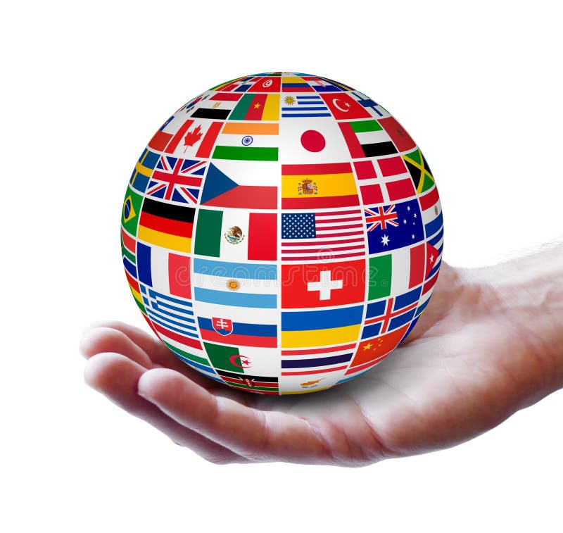 Conceito internacional do negócio global fotos de stock Conceito internacional do negócio global fotos de stock