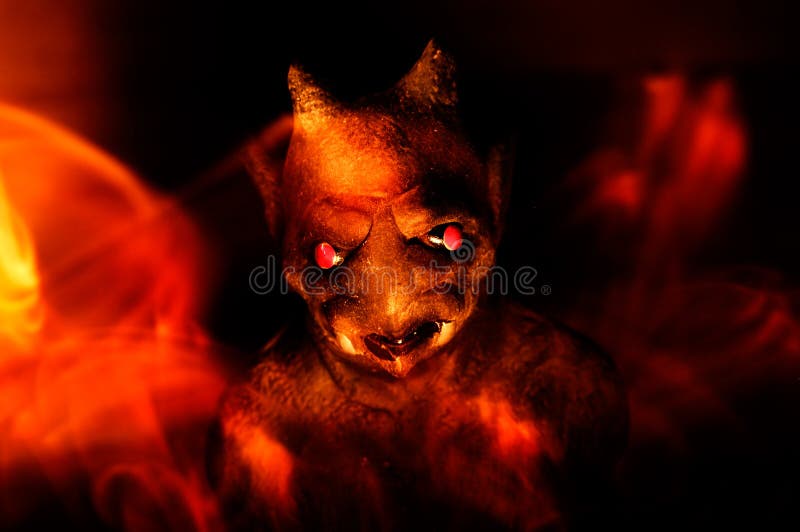 Conceito - profundidades do inferno imagens de stock Conceito - profundidades do inferno imagens de stock