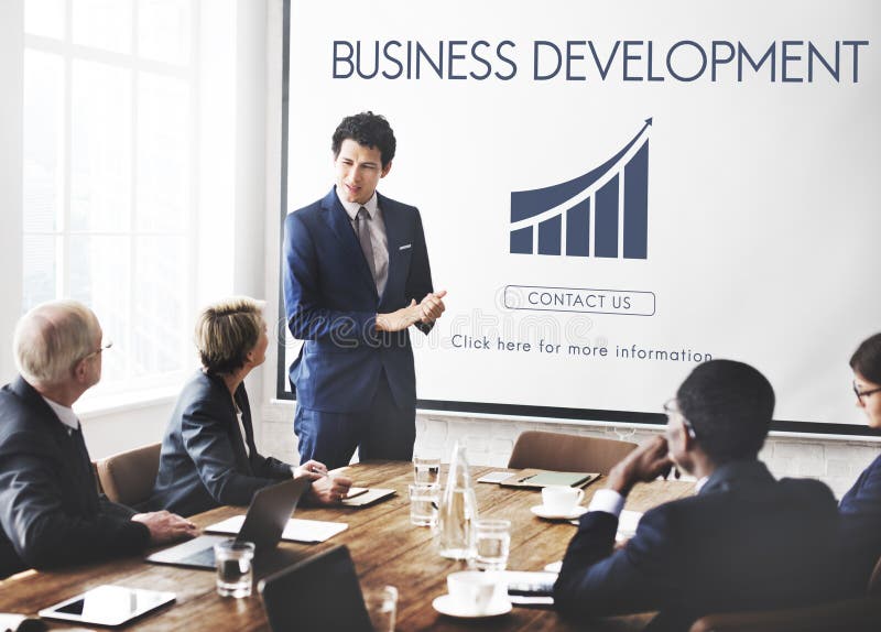 Conceito Startup das estatísticas do crescimento do desenvolvimento de negócios