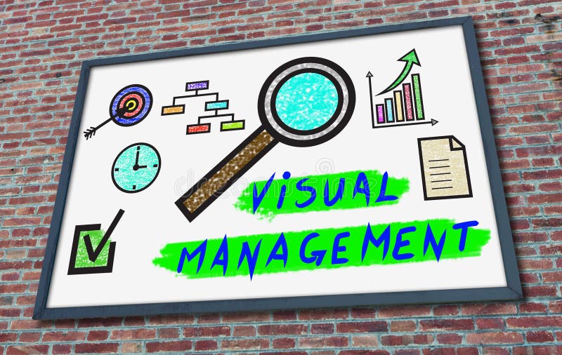 Conceito visual da gestão em um quadro de avisos imagem de stock royalty free Conceito visual da gestão em um quadro de avisos imagem de stock royalty free