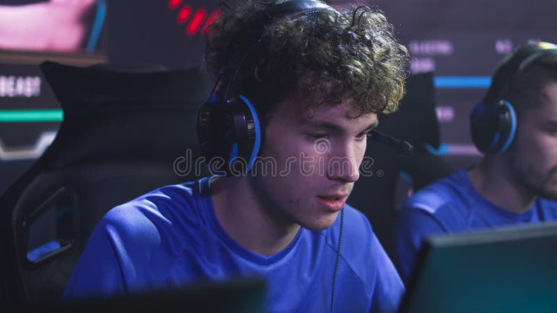 Young Gamer Headset Plays Virtual Online Video Game Using Wireless Stock  Photo by ©EvgeniyShkolenko 664461506