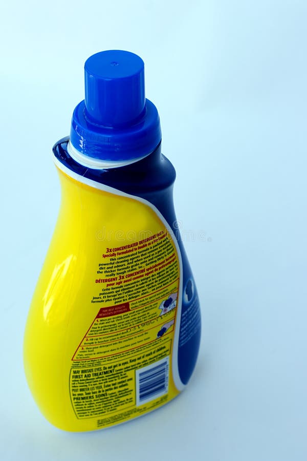 Concentrated Laundry Detergent stock photography