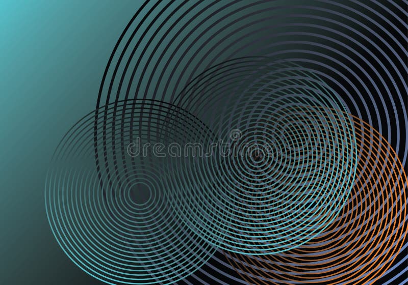 Concentrisch cirkelspatroon vector illustratie Concentrisch cirkelspatroon vector illustratie