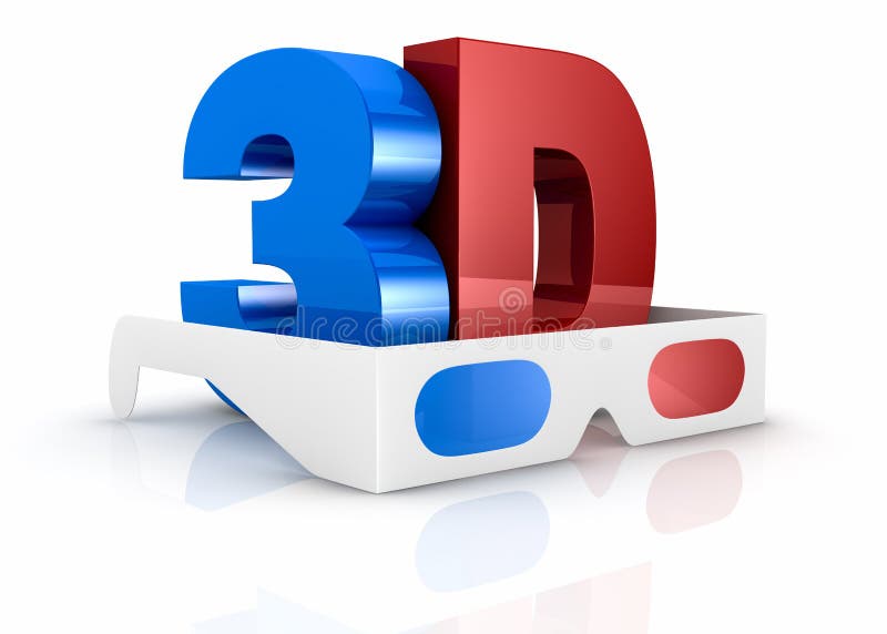 3D printing concept with three dimensional text as a symbol of new