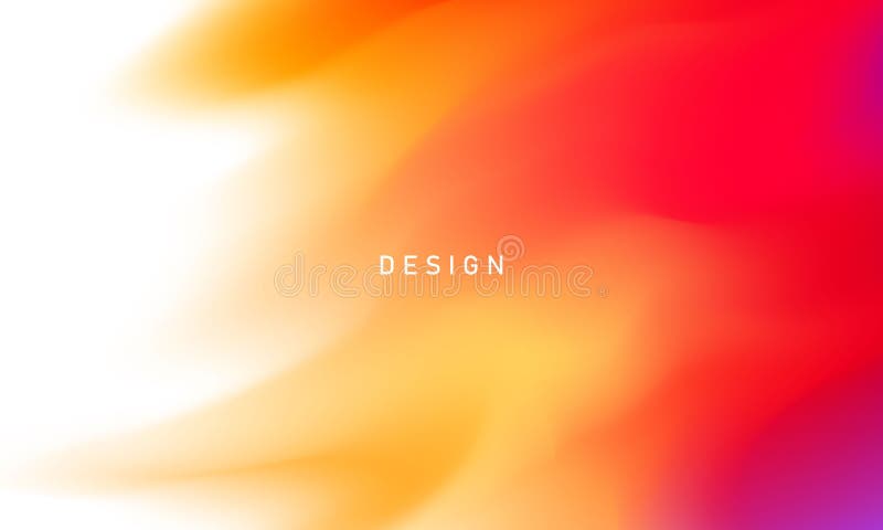 Concept abstract autumn orange gradient ecology stock illustration