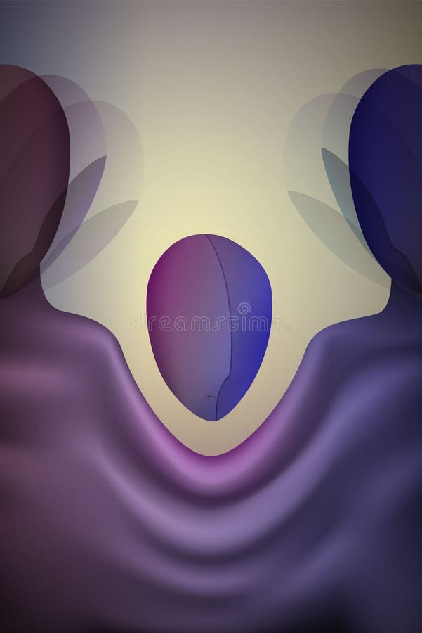 Concept abstrait de Gtyfamily, unité de l'homme principal de la famille trois, femme et enfant, unité d'idée de famille, ensemble illustration libre de droits Concept abstrait de Gtyfamily, unité de l'homme principal de la famille trois, femme et enfant, unité d'idée de famille, ensemble illustration libre de droits