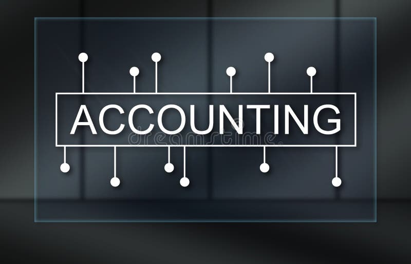 Concept of accounting royalty free stock image