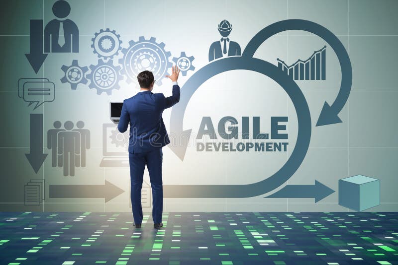 The concept of agile software development. Software methodology stock images, royalty-free photos and pictures