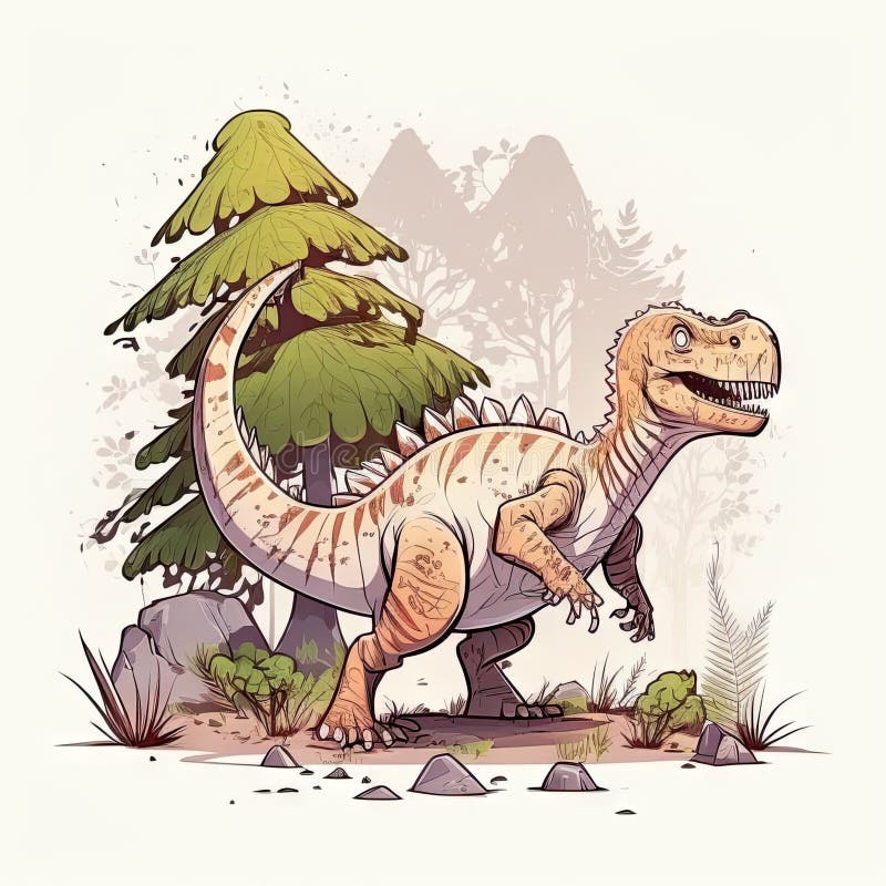 Free: Cartoon Jurassic Dinosaur Royalty-free - Imagens De Dinossauro Desenho  