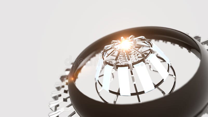 Artificial Intelligence Machine Learning Technology Concept royalty free illustration