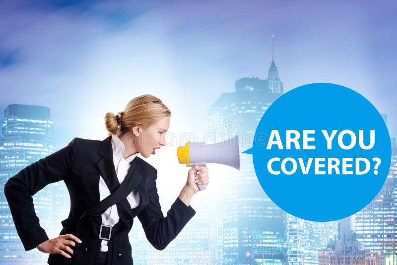 Concept of Being Covered by Insurance Stock Image Image of coverage