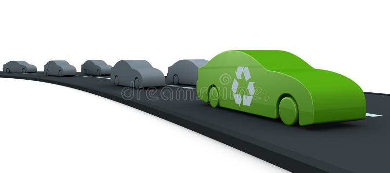 Concept of cars and pollution