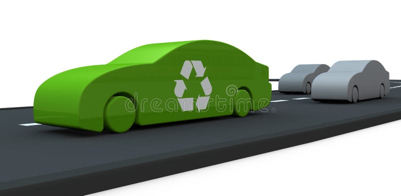 Concept of cars and pollution