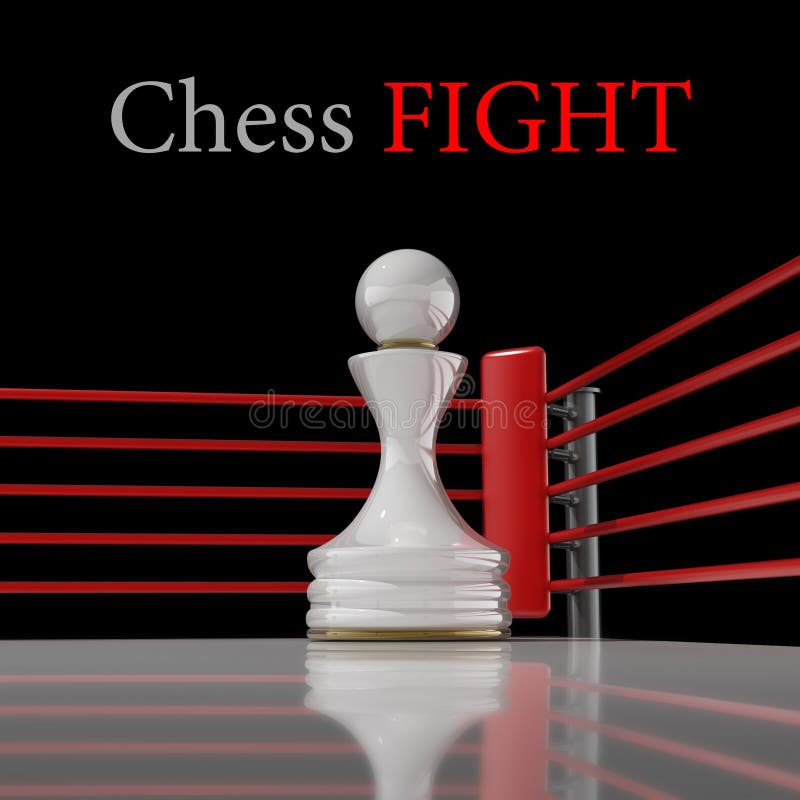 Chess boxing illustration Photographic Print by itisjakob