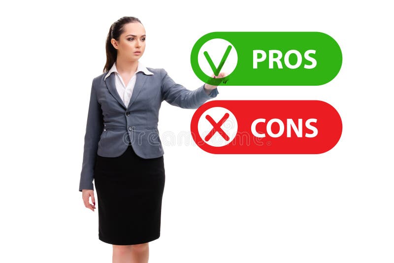 Concept of Choosing Pros and Cons Stock Image Image of comparison
