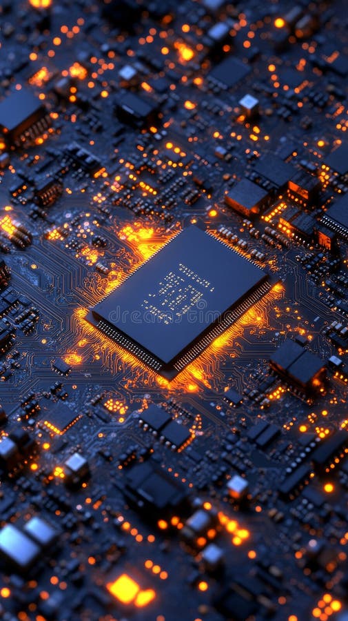 The concept of cocktail bartending techniques. The concept of AI in healthcare cybersecurity. A futuristic circuit board stock photo