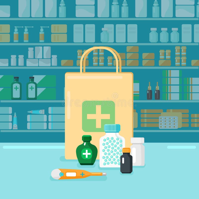 pharmacie-stock-illustrations-vecteurs-clipart-230-515-stock