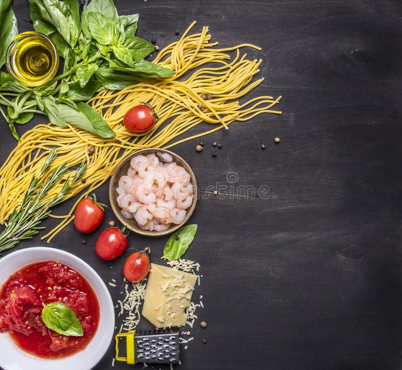 Concept Cooking Vegetarian Food Ingredients Laid Out Around the Pan ...