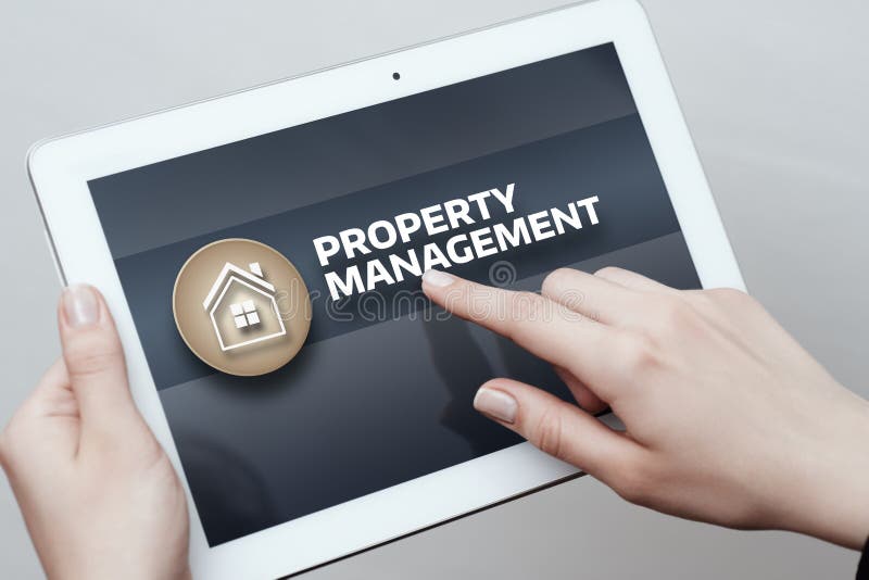 Concept d'achat de loyer d'hypothèque immobilière de gestion de propriété
