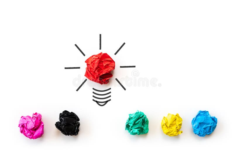 Concept d'inspiration et de grande idée photos stock Concept d'inspiration et de grande idée photos stock