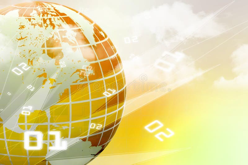 Concept d'Internet des affaires globales illustration libre de droits Concept d'Internet des affaires globales illustration libre de droits
